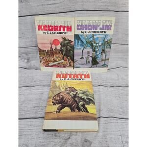 THE FADED SUN Trilogy CJ. Cherryh Kesrith Shon’Jir Kutath HB/DJ Sci-Fi Lot 1978